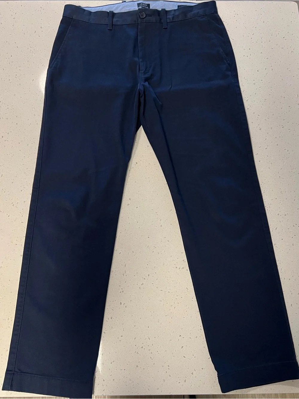 J. Crew Chinos in Navy, Olive, and Cream